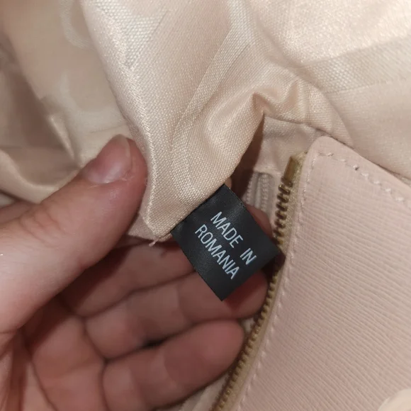 Furla Julia Winter Rose Medium Leather Tote Bag Handbag With Dust Bag - Picture 7 of 9